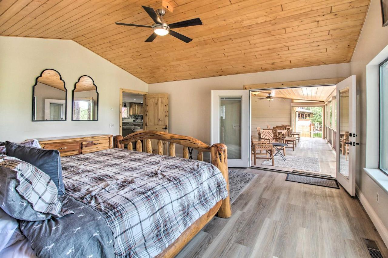 Pinetop Creekside Cabin Secret Game Room! Bagian luar foto