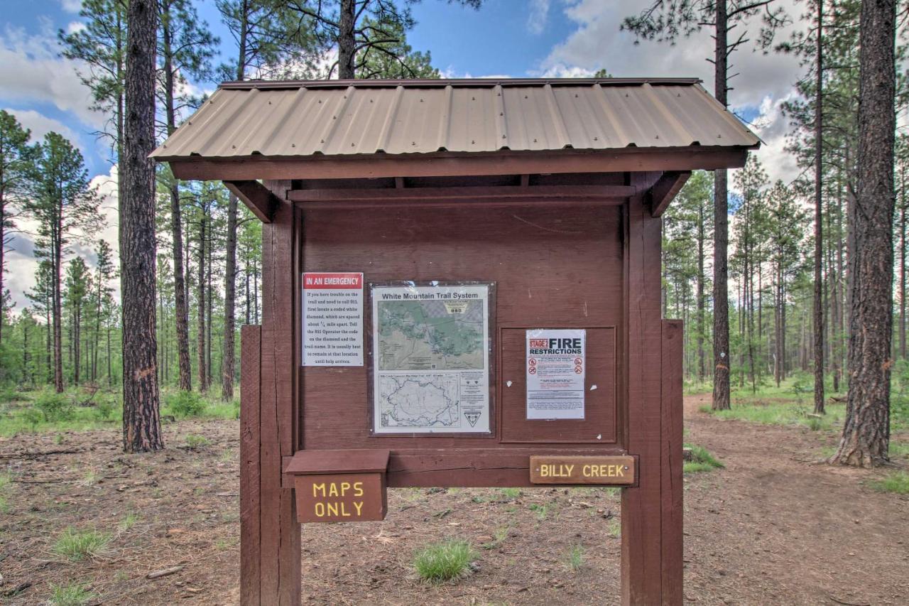 Pinetop Creekside Cabin Secret Game Room! Bagian luar foto