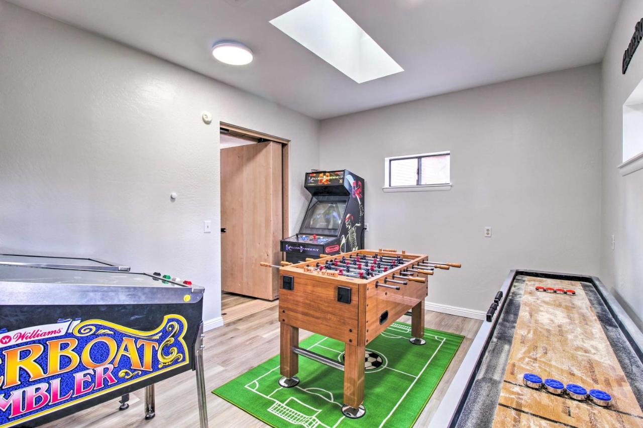 Pinetop Creekside Cabin Secret Game Room! Bagian luar foto